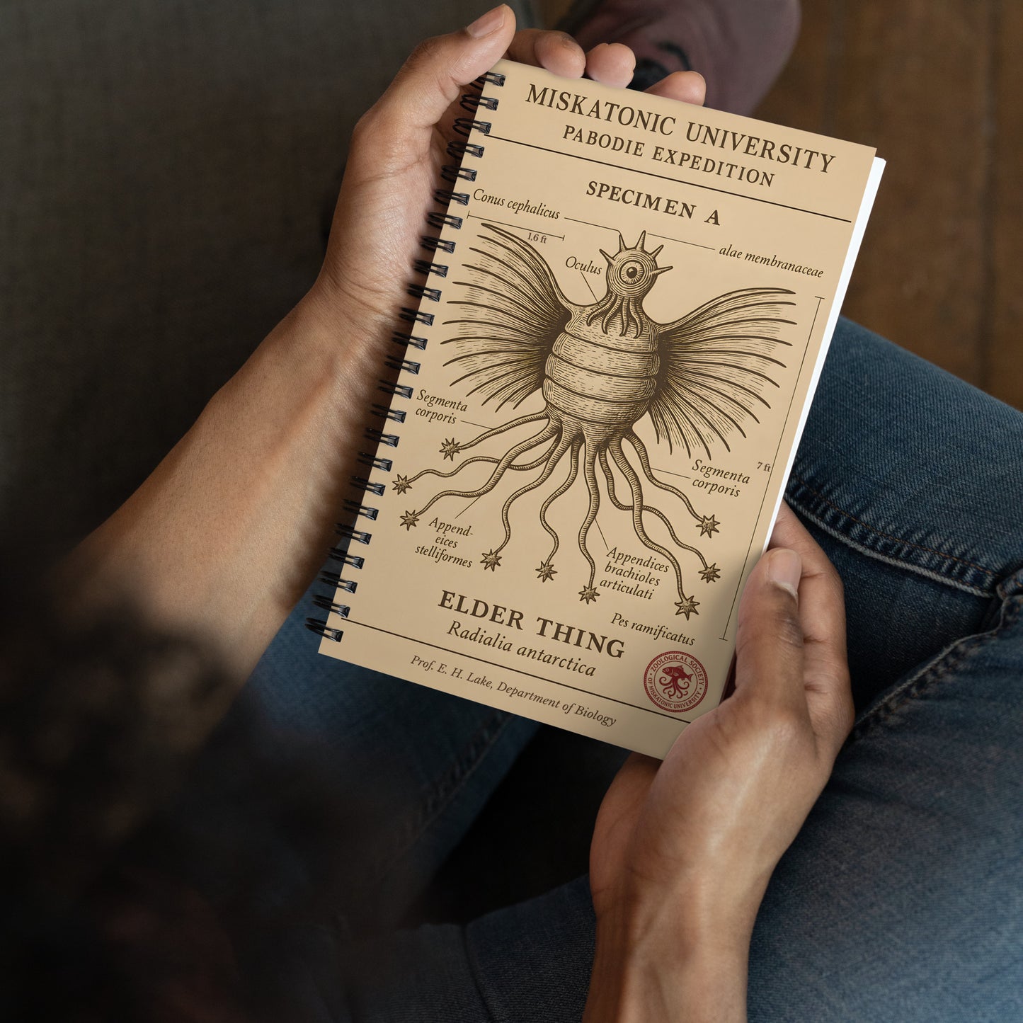 Ejemplar de cosa antigua – Expedición Pabodie, Universidad de Miskatonic (1931) Cuaderno de espiral
