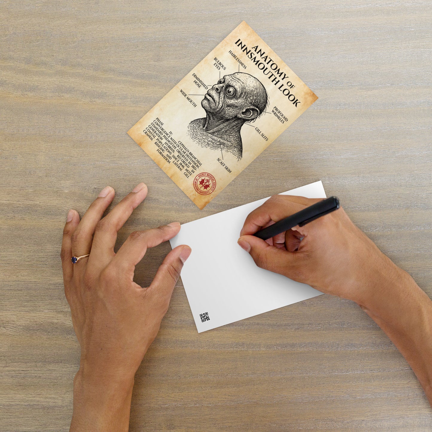 Anatomy of the Innsmouth Look – Internal Notes, 1931 Standard Postcard