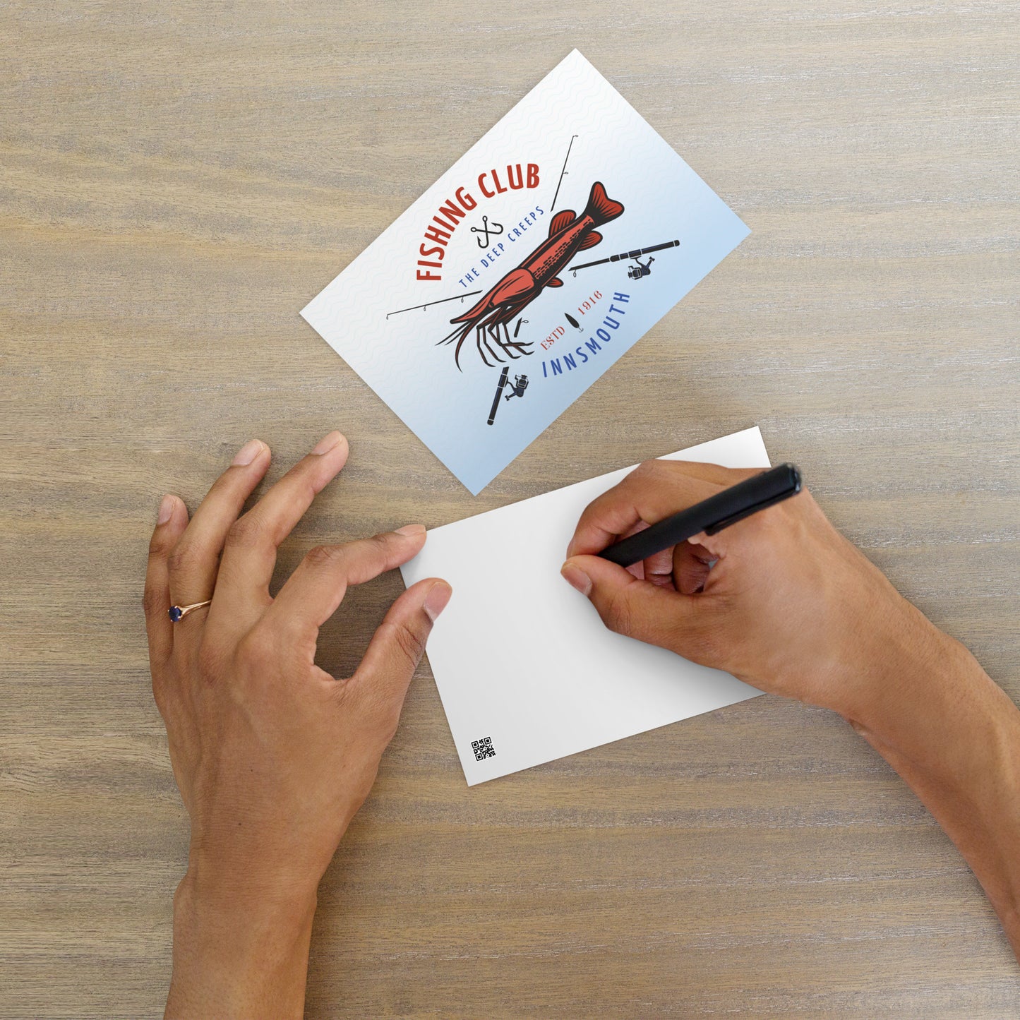 Innsmouth Fishing Club Lovecraft Standard Postcard