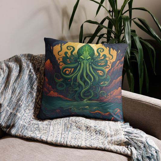 Funda de almohada Simbolismo místico de Cthulhu