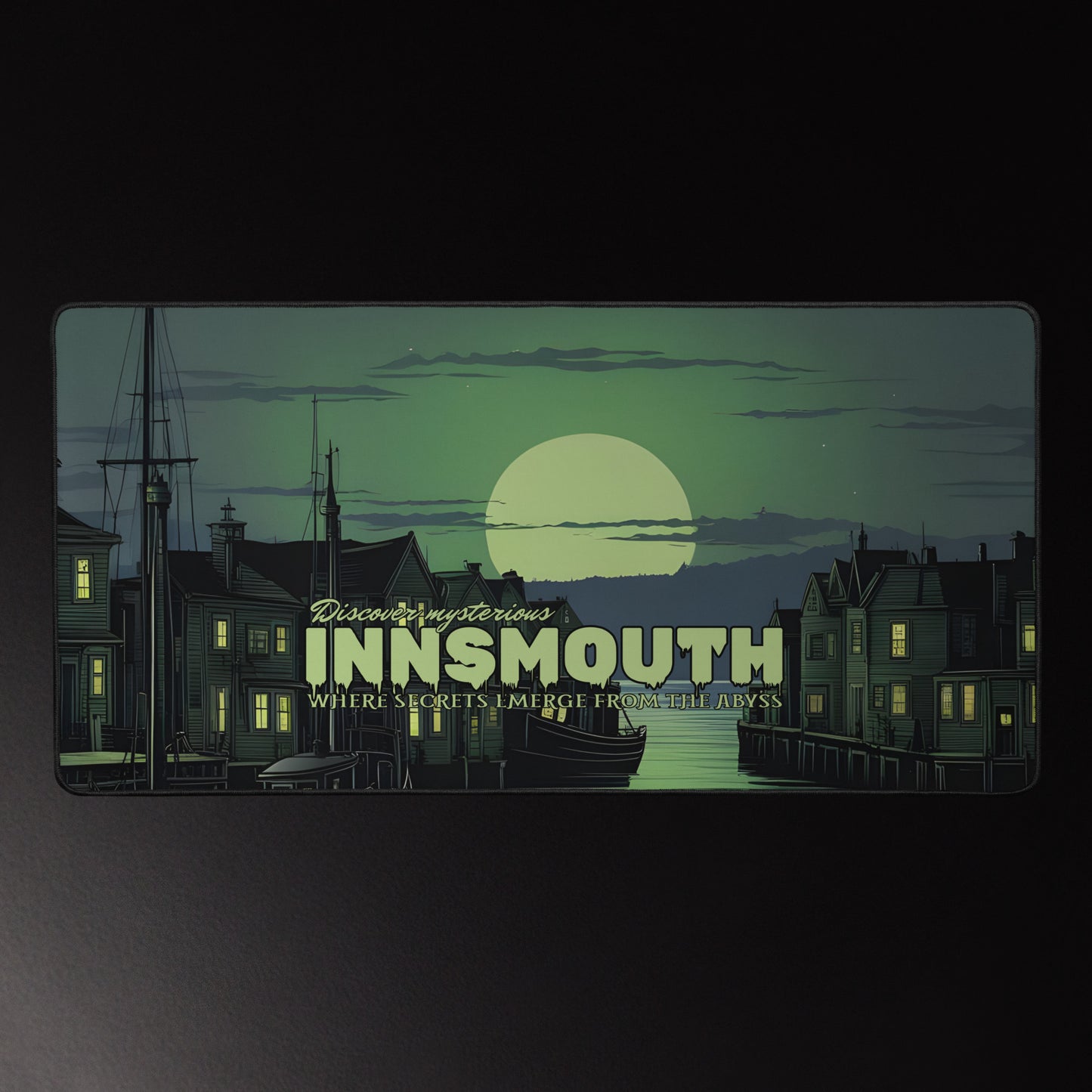 Discover mysterious Innsmouth Desk mat