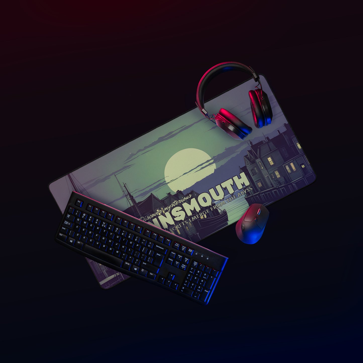 Discover mysterious Innsmouth Desk mat