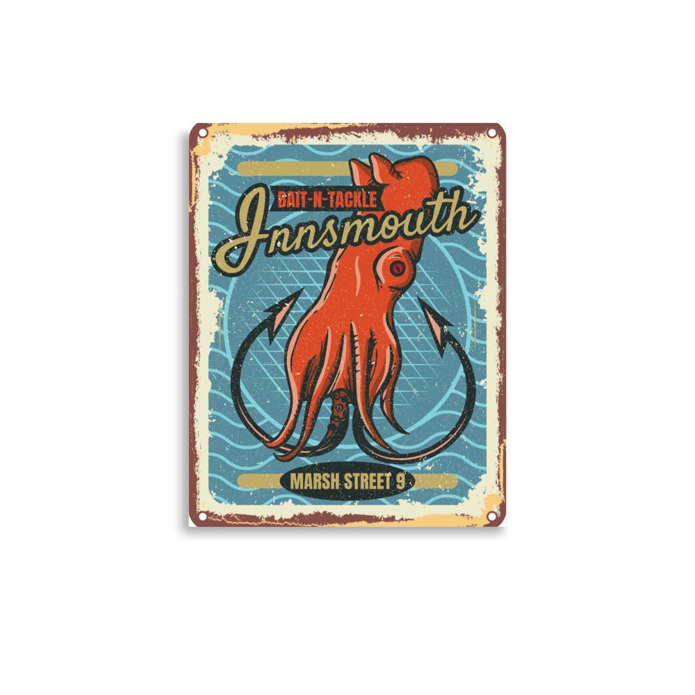 Innsmouth Bait and Tackle Fishing Lovecraft Poster