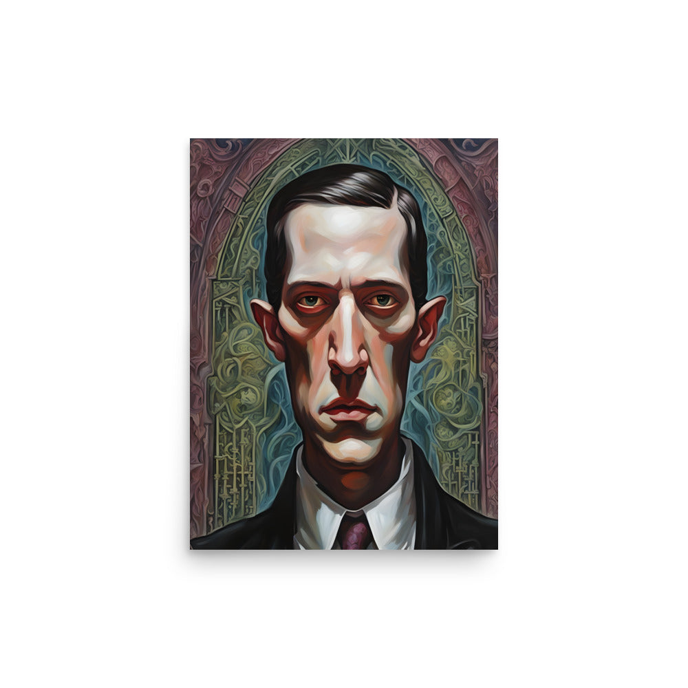 Lovecraft Gothic Portrait Poster