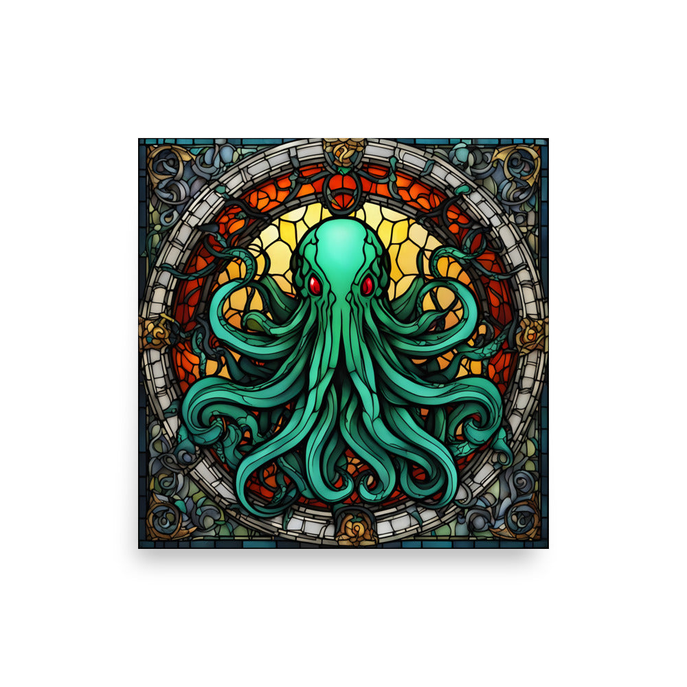 Vitrail de Cthulhu Poster