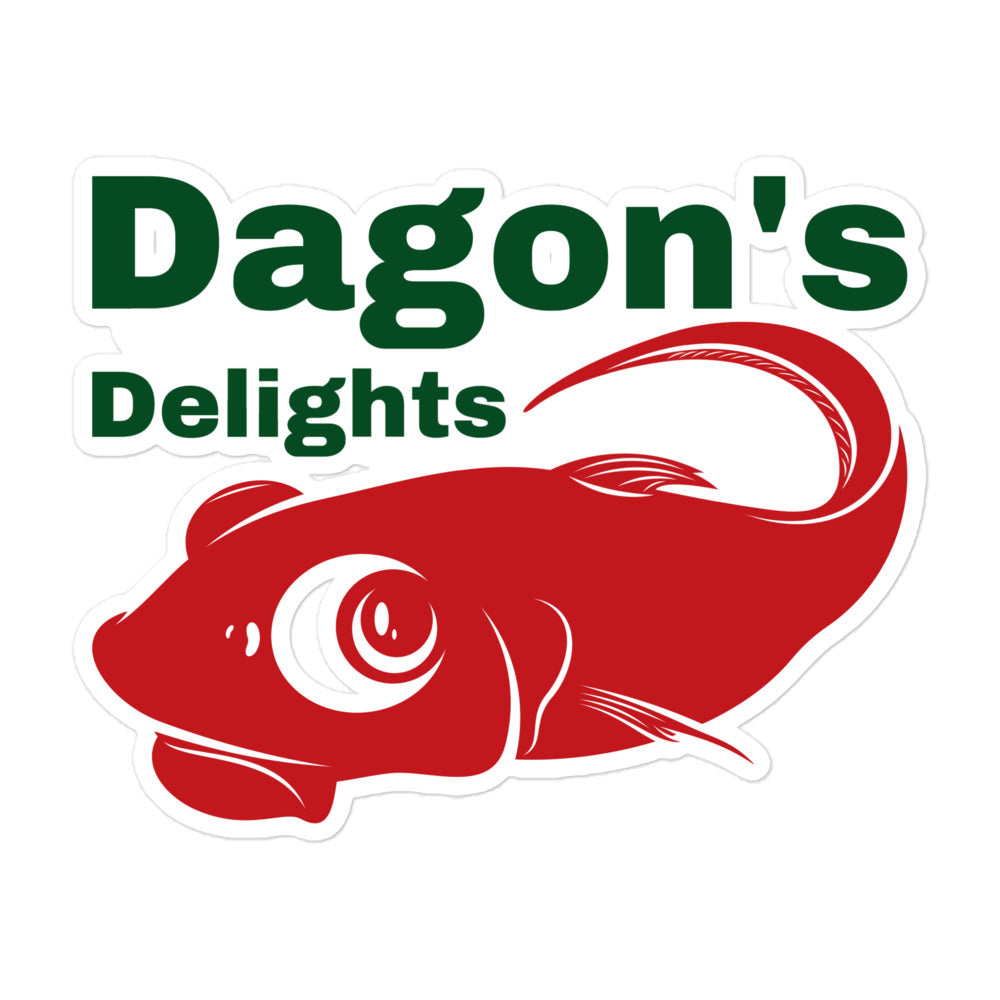 Autocollants sans bulles de fruits de mer Dagon’s Delights