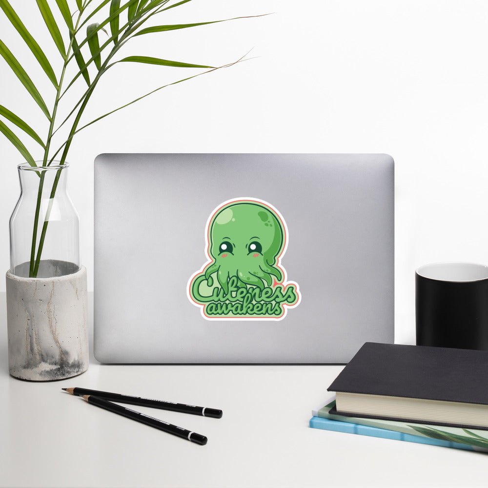 Kawaii Cthulhu Bubble-free stickers