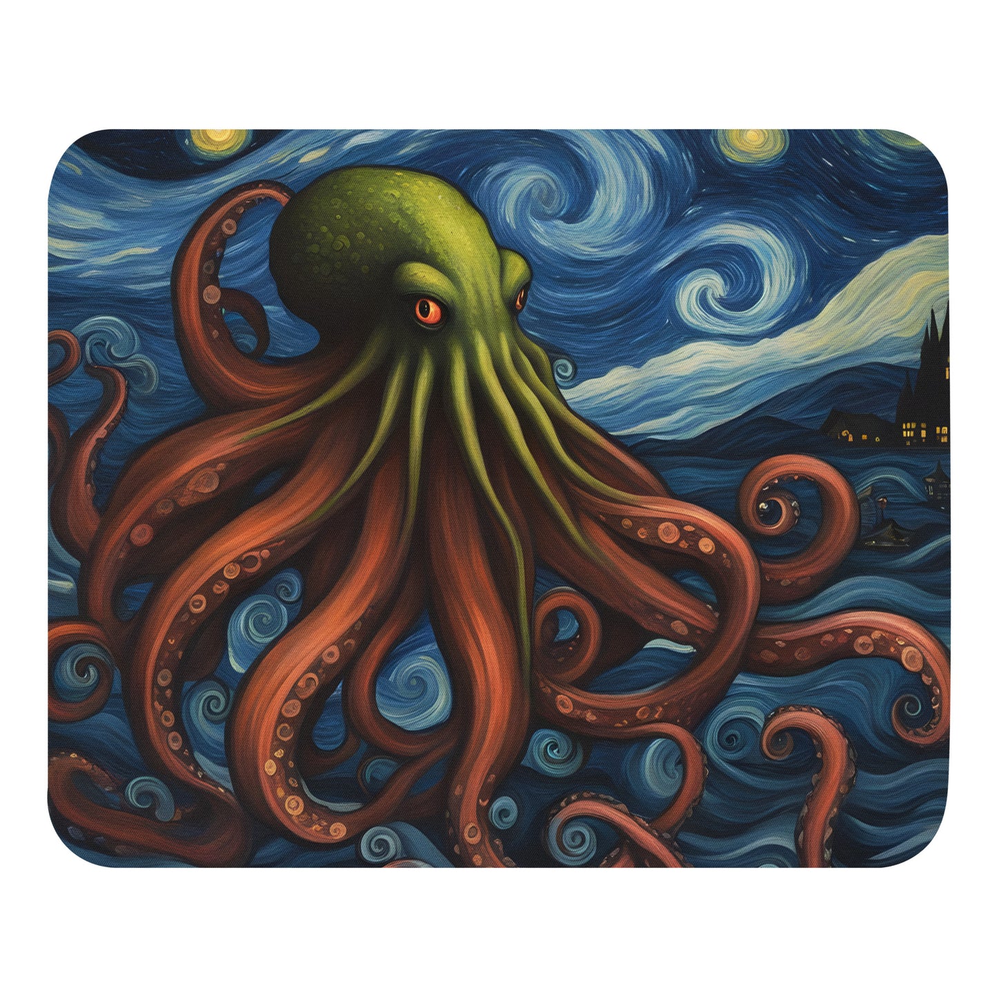 Tapis de souris Post-impressionnisme de Cthulhu