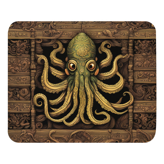 Tapis de souris Codex mésoaméricain de Cthulhu