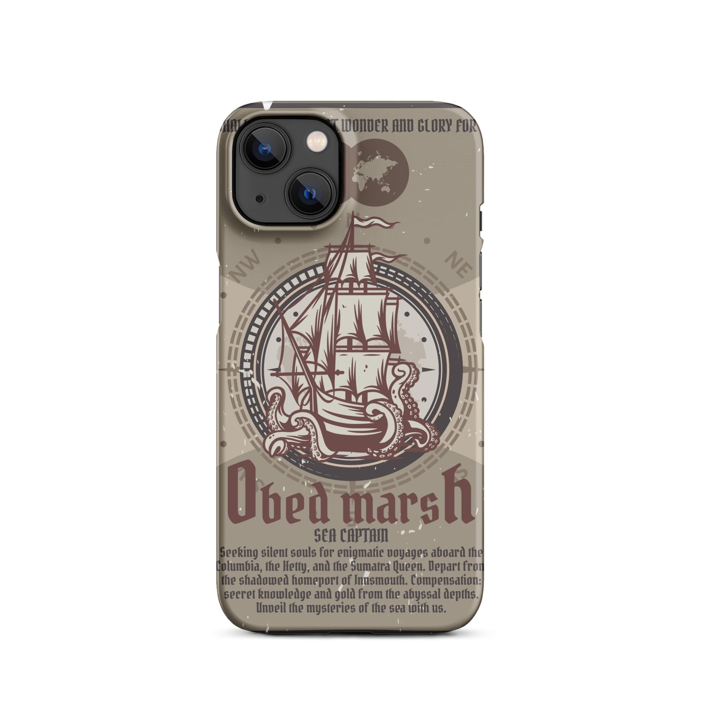 Étui à pression Obed Marsh Sea Captain Innsmouth pour iPhone®