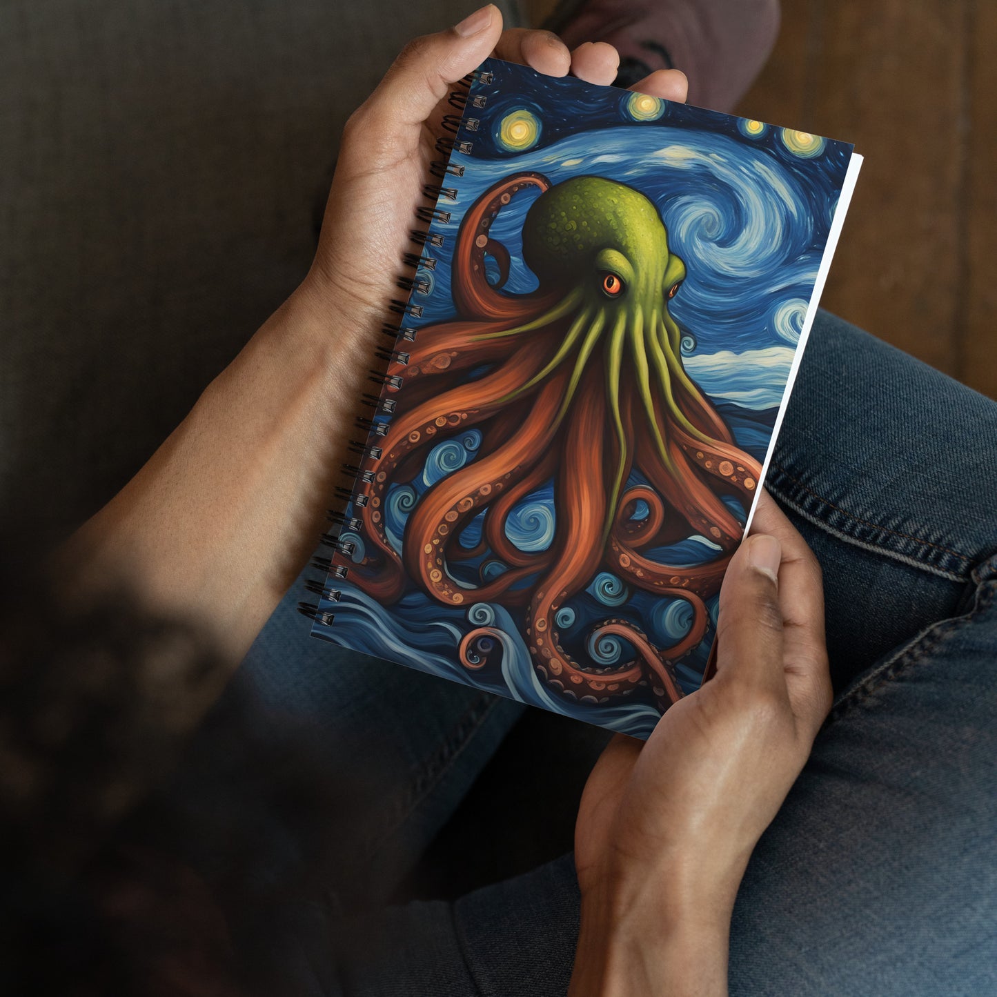 Cthulhu Post-Impressionism Spiral notebook