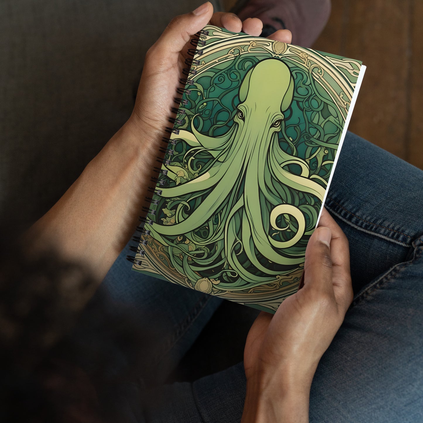 Cthulhu Art Nouveau Cuaderno de espiral