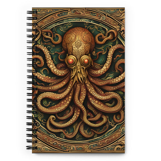 Códice Mesoamericano de Cthulhu Cuaderno de espiral