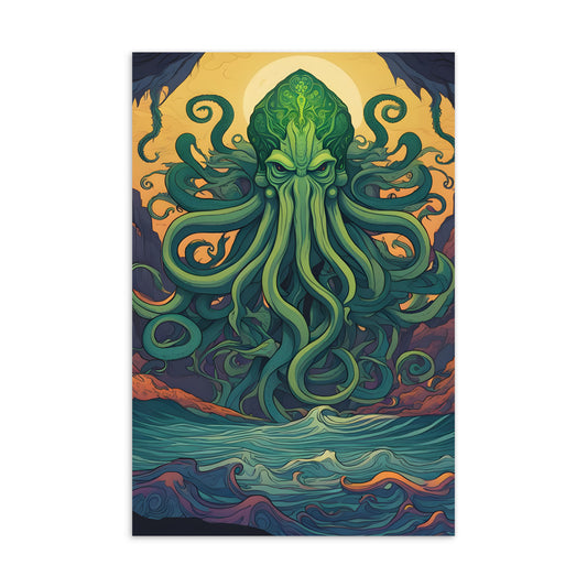 Cthulhu Mystical Symbolism Standard Postcard