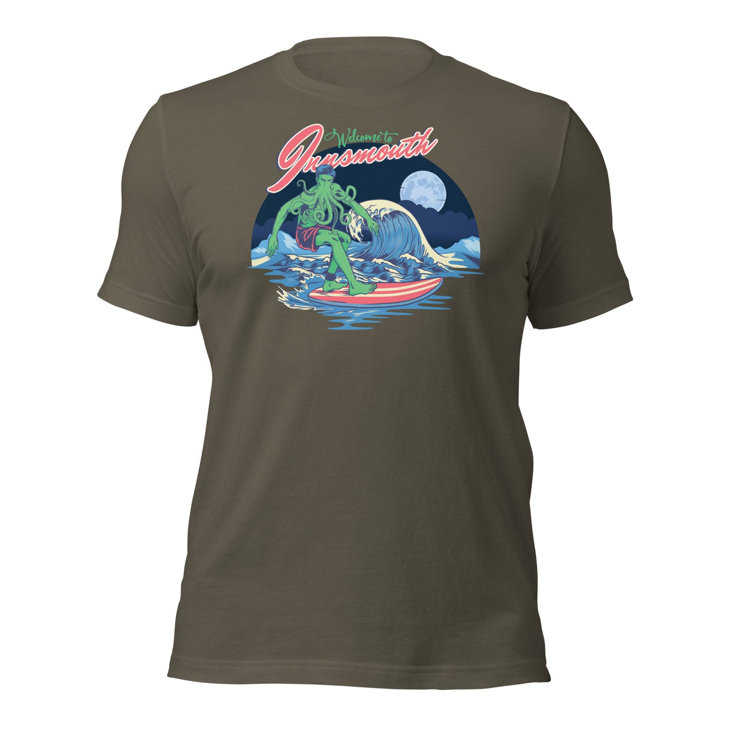 Camiseta unisex Innsmouth Surfing Lovecraft