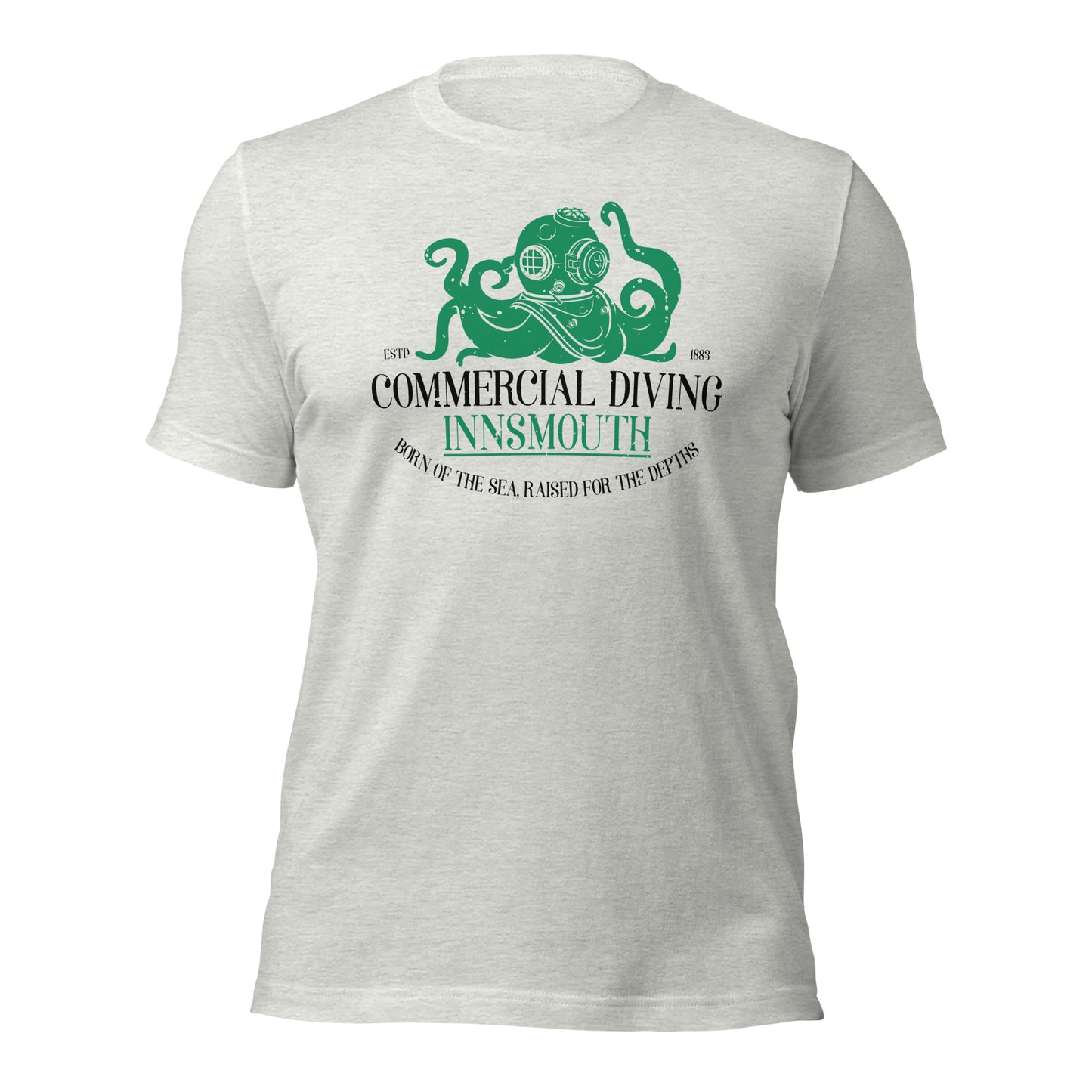 Camiseta unisex de buceo comercial Innsmouth