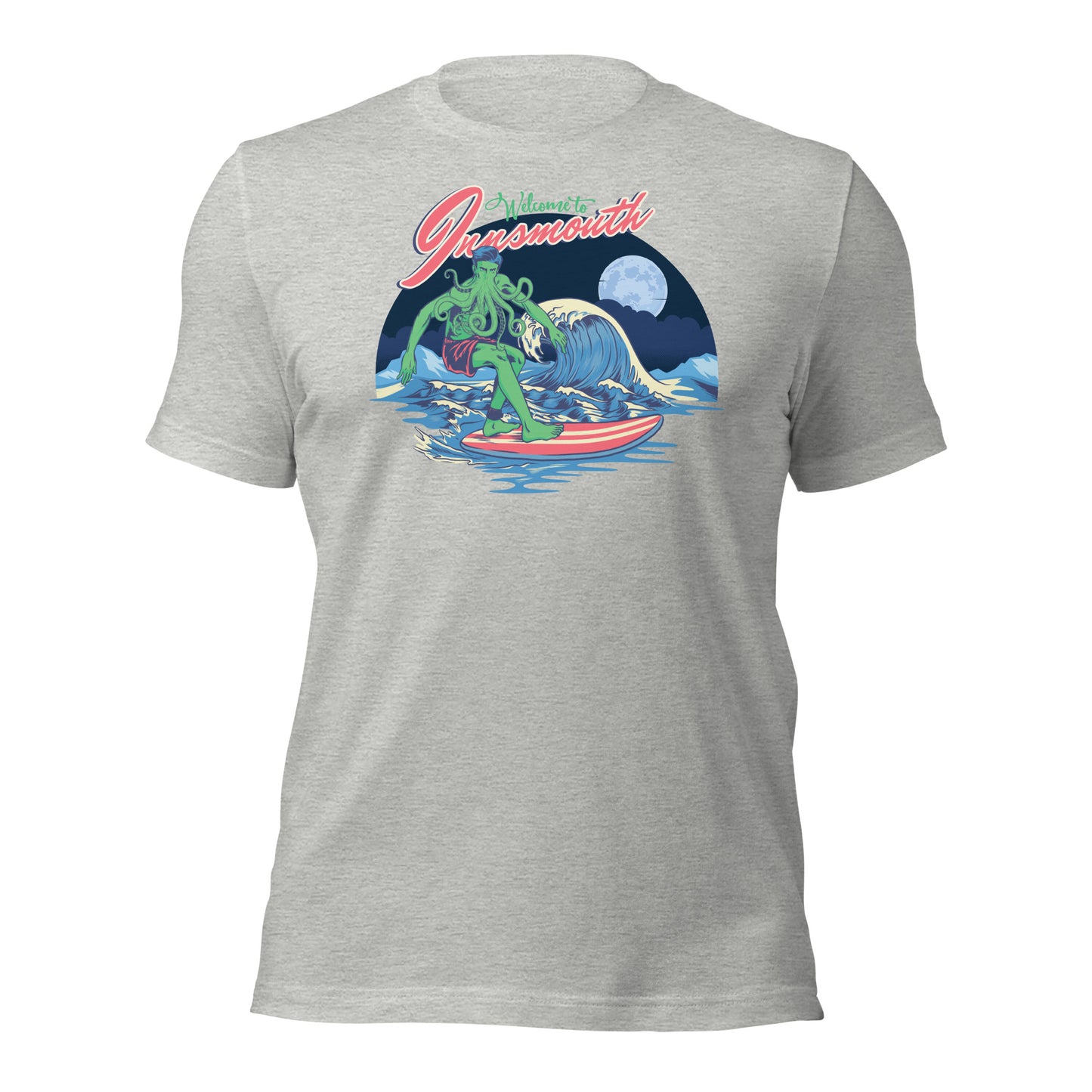 Innsmouth Surfing Lovecraft Unisex t-shirt