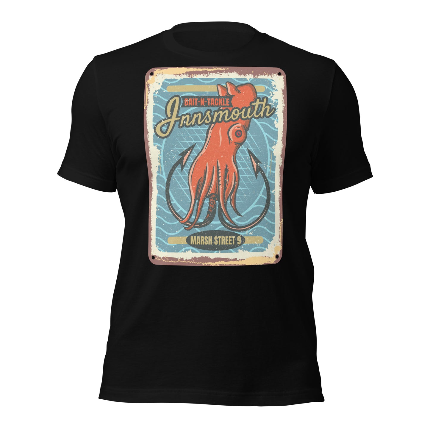 Innsmouth Bait and Tackle Fishing Lovecraft Unisex t-shirt