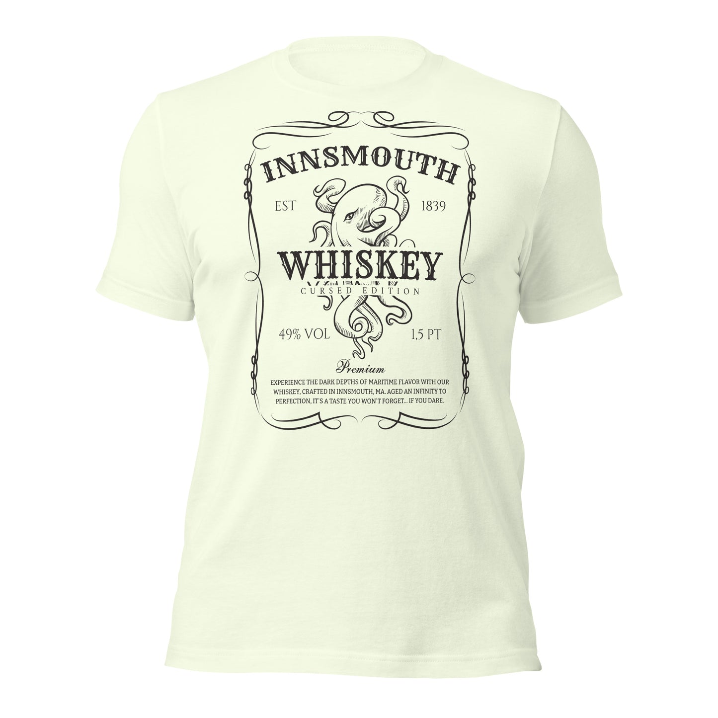 Innsmouth Whisky Label Lovecraft T-shirt unisexe