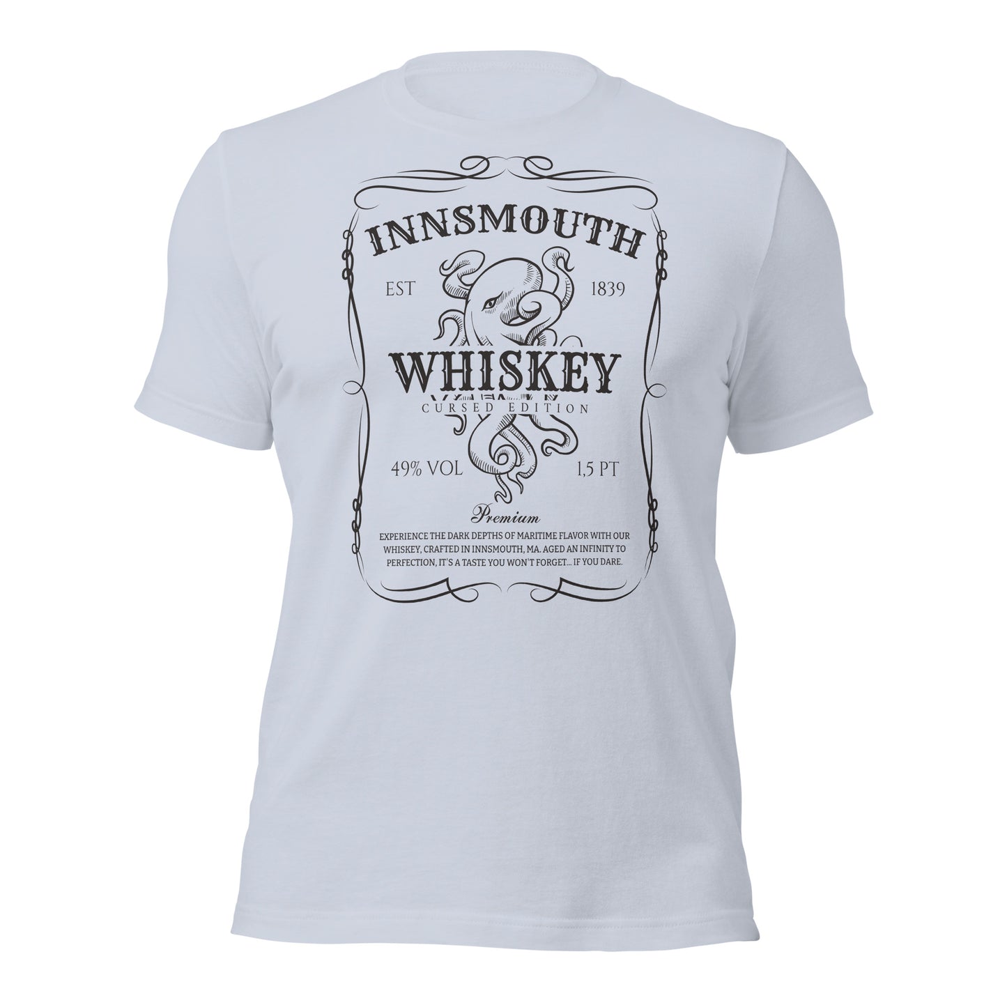 Innsmouth Whisky Label Lovecraft T-shirt unisexe