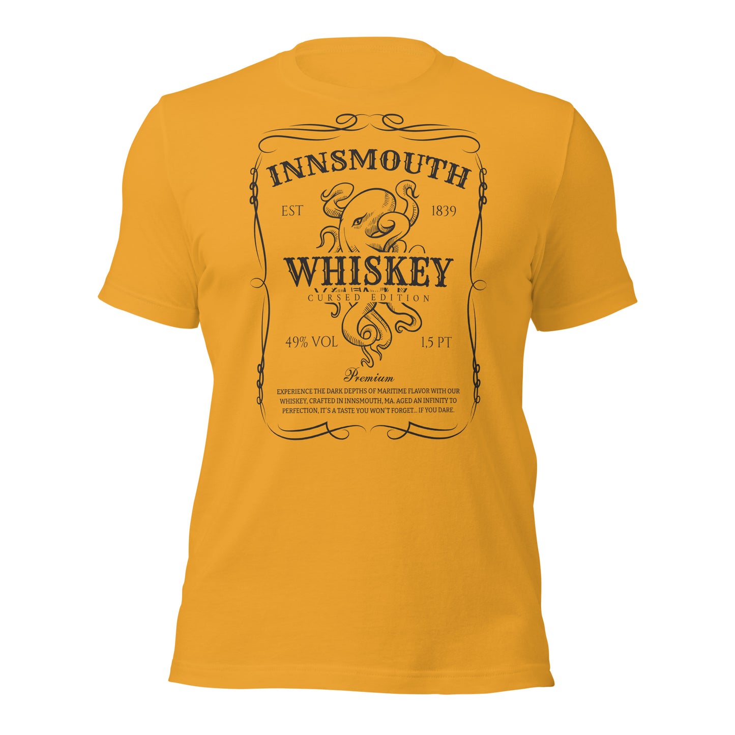 Innsmouth Whisky Label Lovecraft T-shirt unisexe