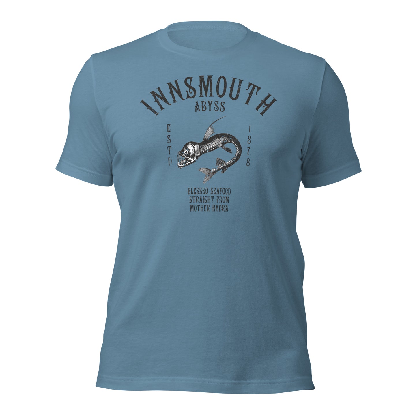 Innsmouth Mariscos Pescado de aguas profundas Viperfish Camiseta unisex