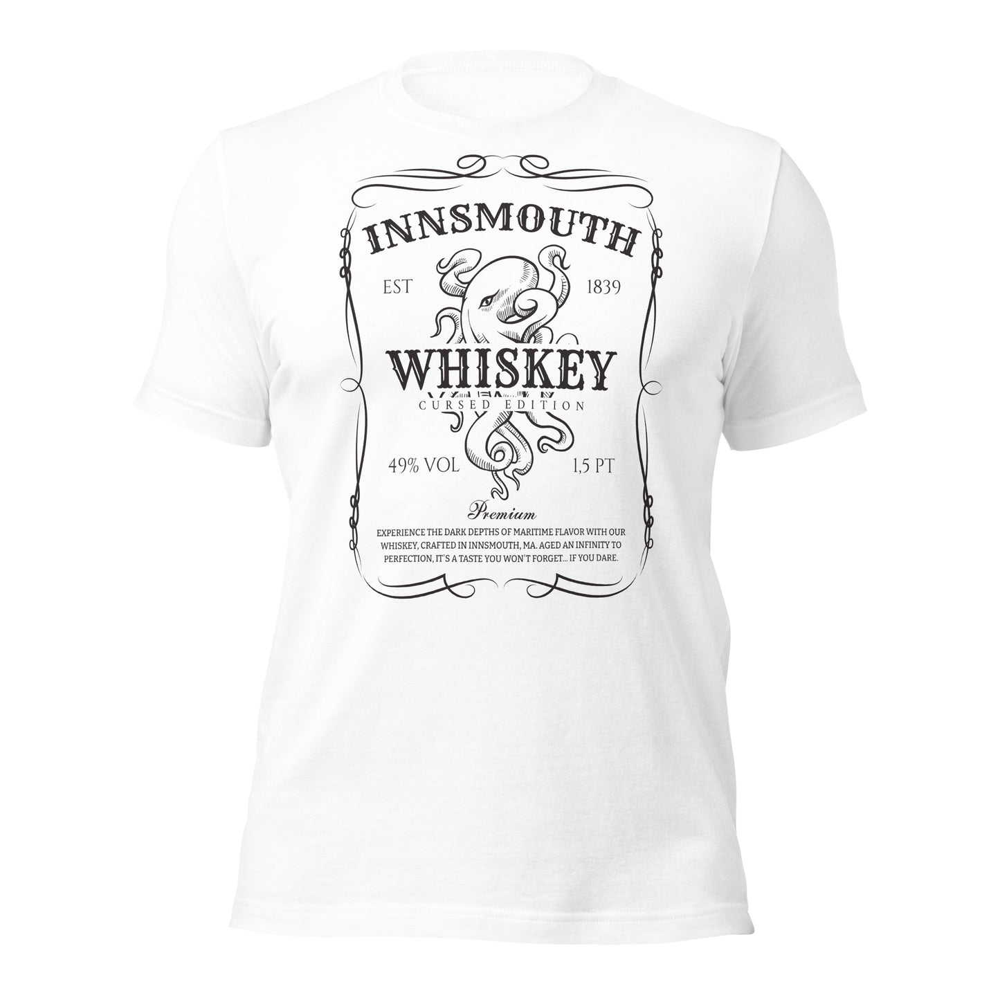 Innsmouth Whisky Label Lovecraft T-shirt unisexe