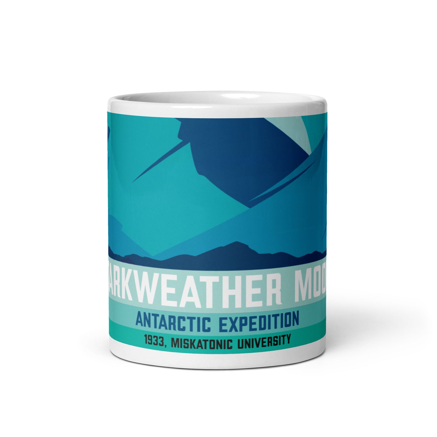 Starkweather-Moore Antarctic Expedition White glossy mug