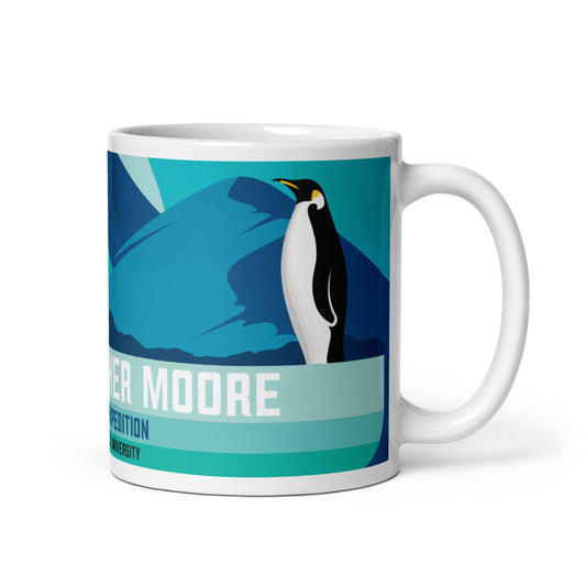 Starkweather-Moore Antarctic Expedition White glossy mug